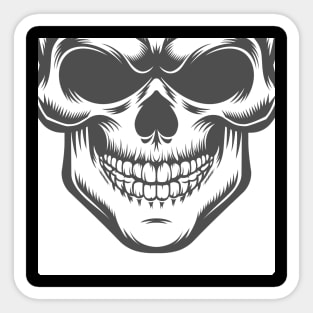 Skull Face Sticker